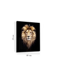 Quadro in vetro Leone