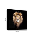 Quadro in vetro Leone