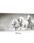 Quadro in vetro Tris Cavalli