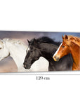 Quadro in vetro Tre Cavalli