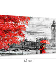 Quadro in vetro Amore a Londra