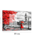 Quadro in vetro Amore a Londra