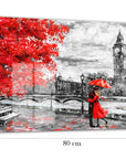 Quadro in vetro Amore a Londra
