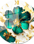 Orologio Fiore Verde