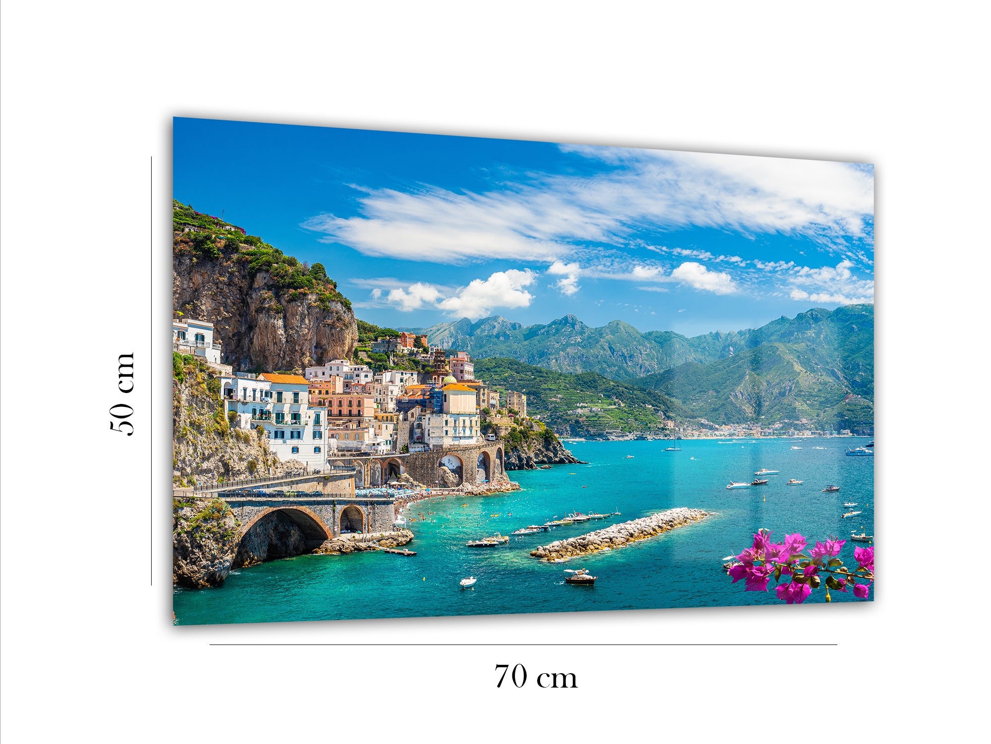 Amalfi glass painting
