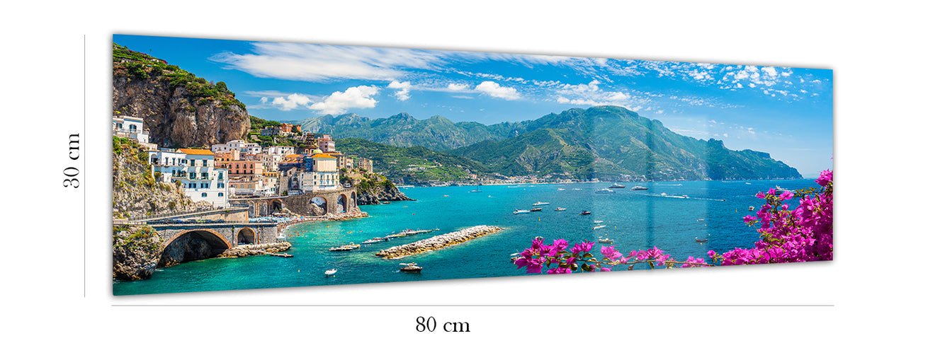 Amalfi glass painting